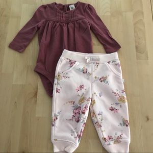 Baby b’Gosh jogger outfit